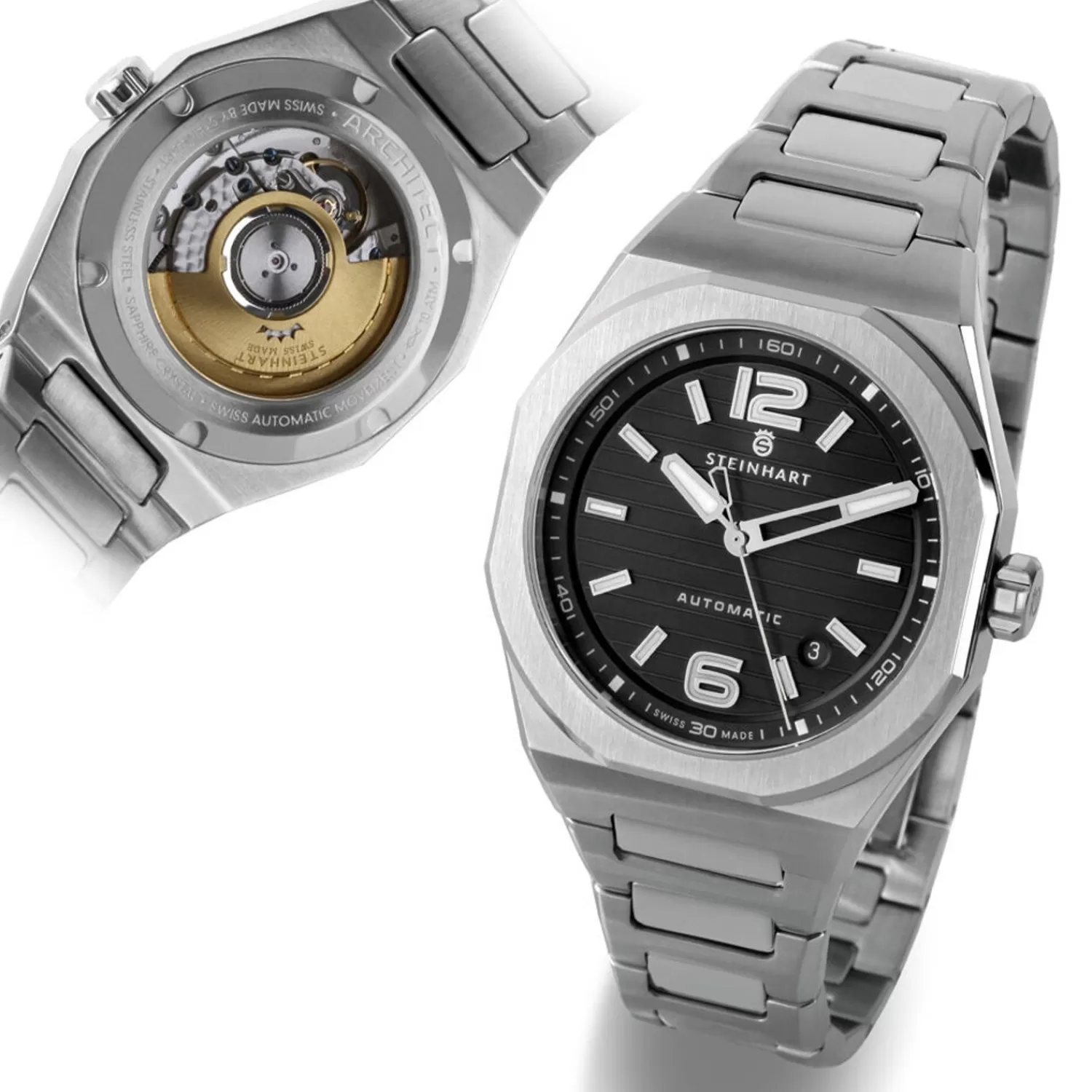 Arkitekt Sort*Steinhart Watches New