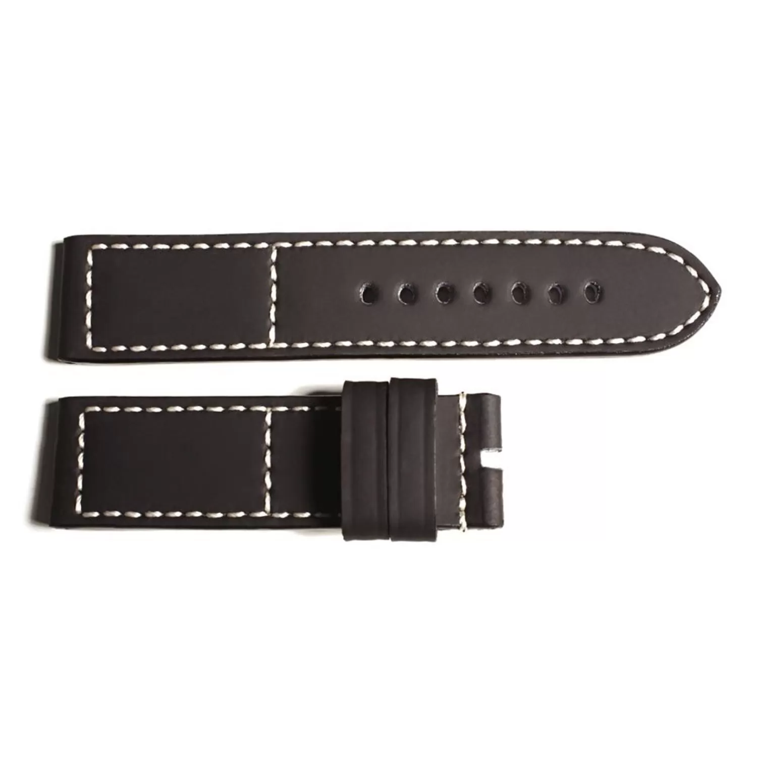 Laederrem Sort-Hvid Med Gummibelaegning, Str. L*Steinhart Watches Discount