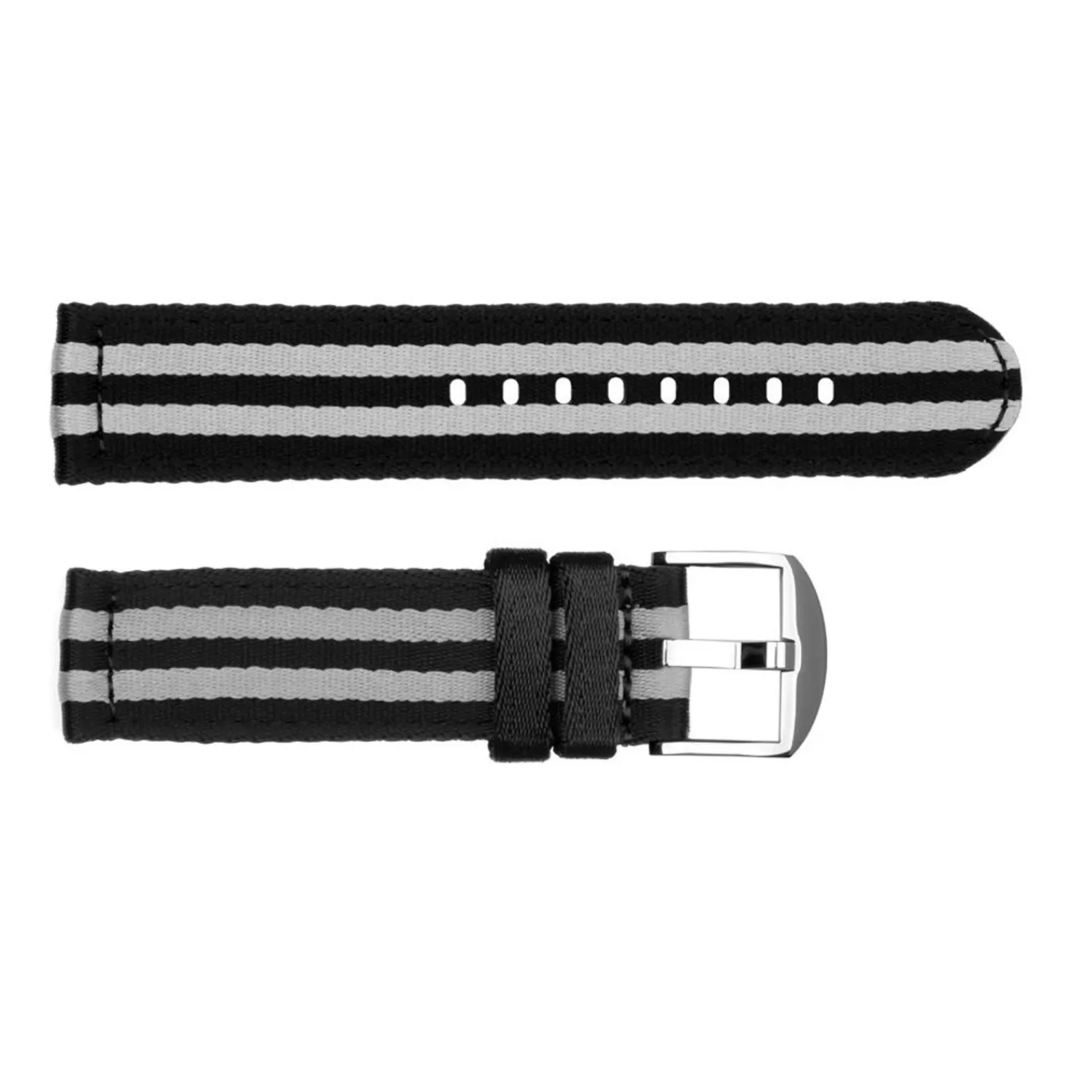 Nato-Strop Sort/Gra*Steinhart Watches Outlet