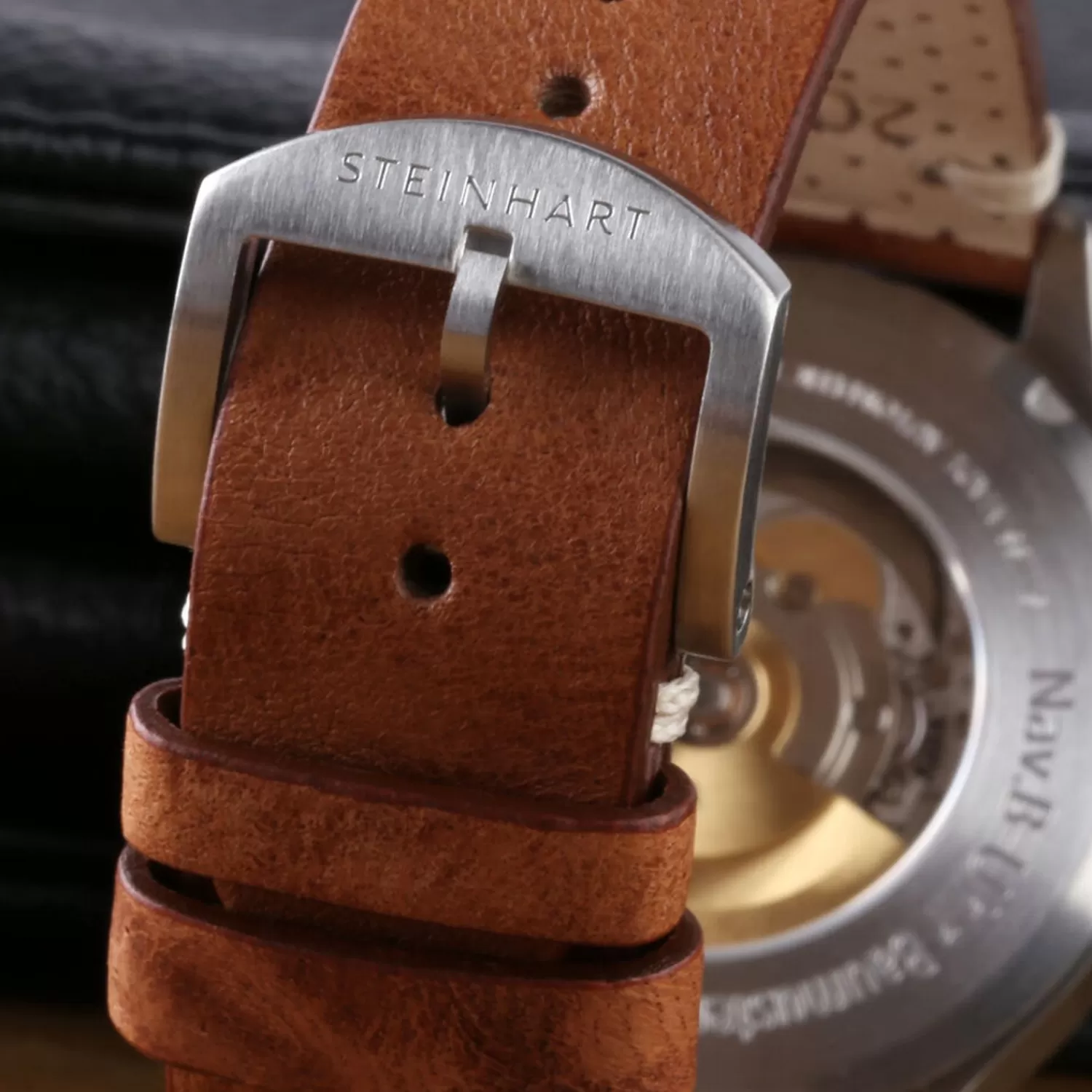 Nav B-Uhr 42 Vintage Beige A-Muster*Steinhart Watches Clearance