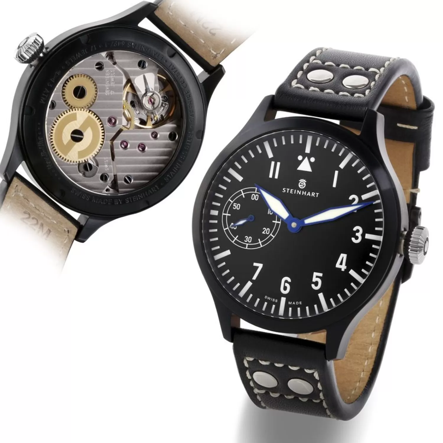 Nav B-Uhr 47 Handaufzug Sort*Steinhart Watches Cheap