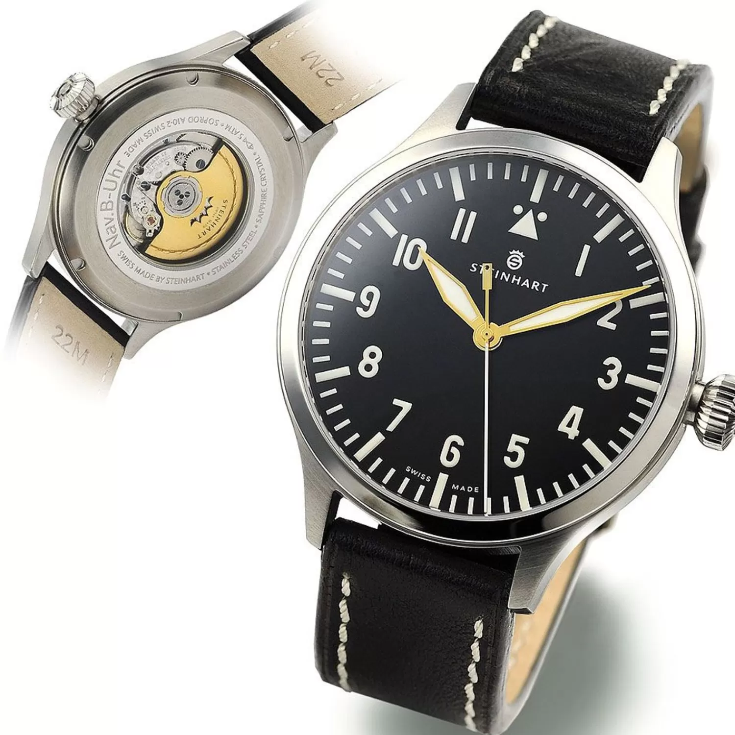 Nav B-Uhr 47 Premium Automatik*Steinhart Watches Discount