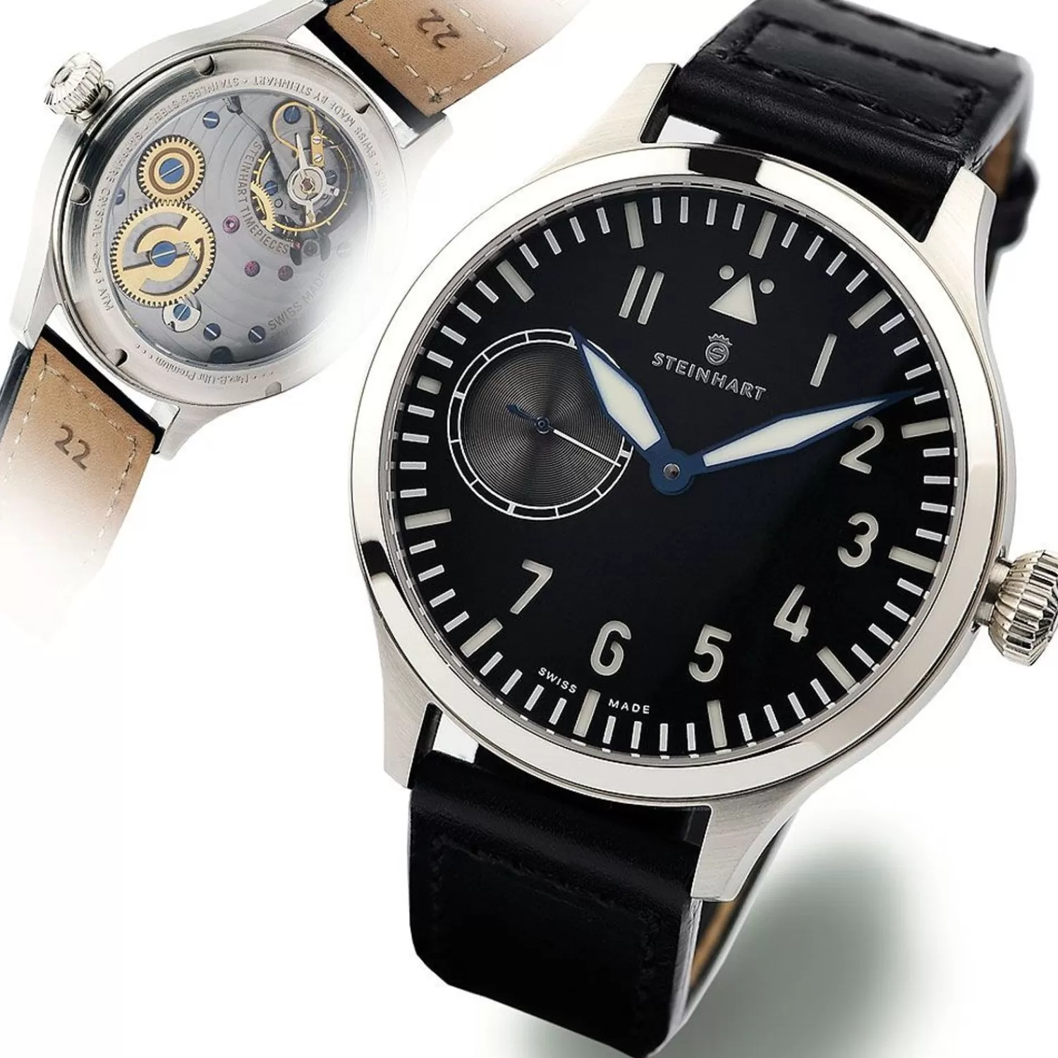Nav B-Uhr 47 St1 Premium Anthrazit*Steinhart Watches Best