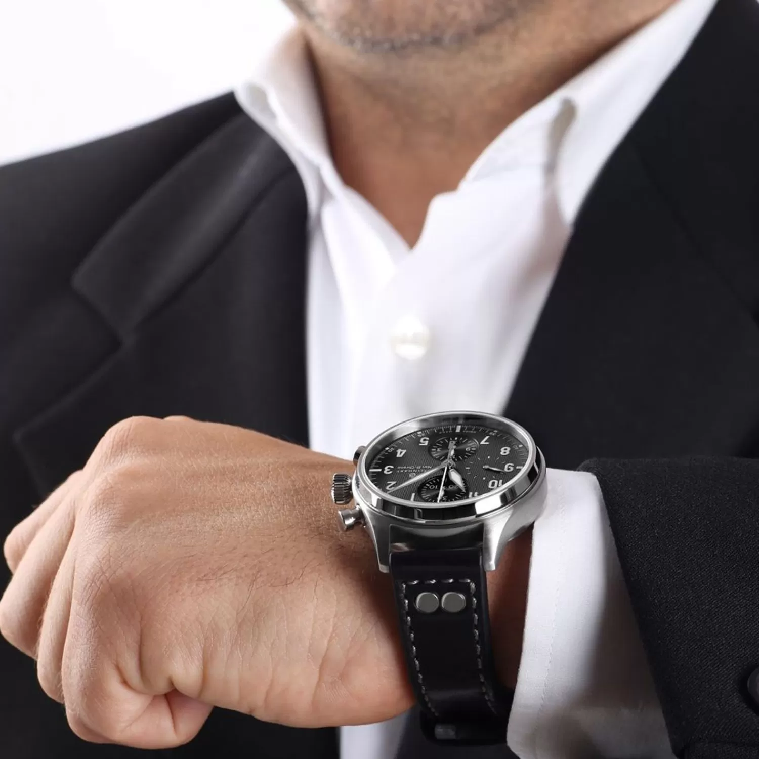 Nav.B-Chrono 42 Classic A-Type Sort*Steinhart Watches Best Sale