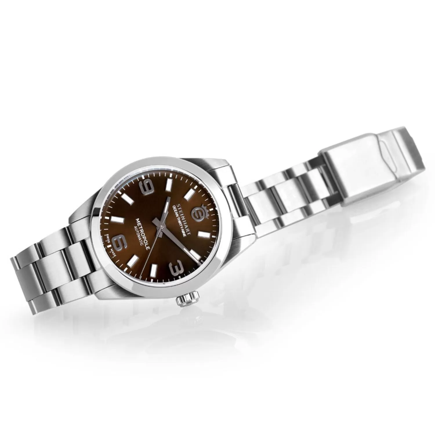 Ocean 39 Metropole Sunray Chokolade*Steinhart Watches Fashion