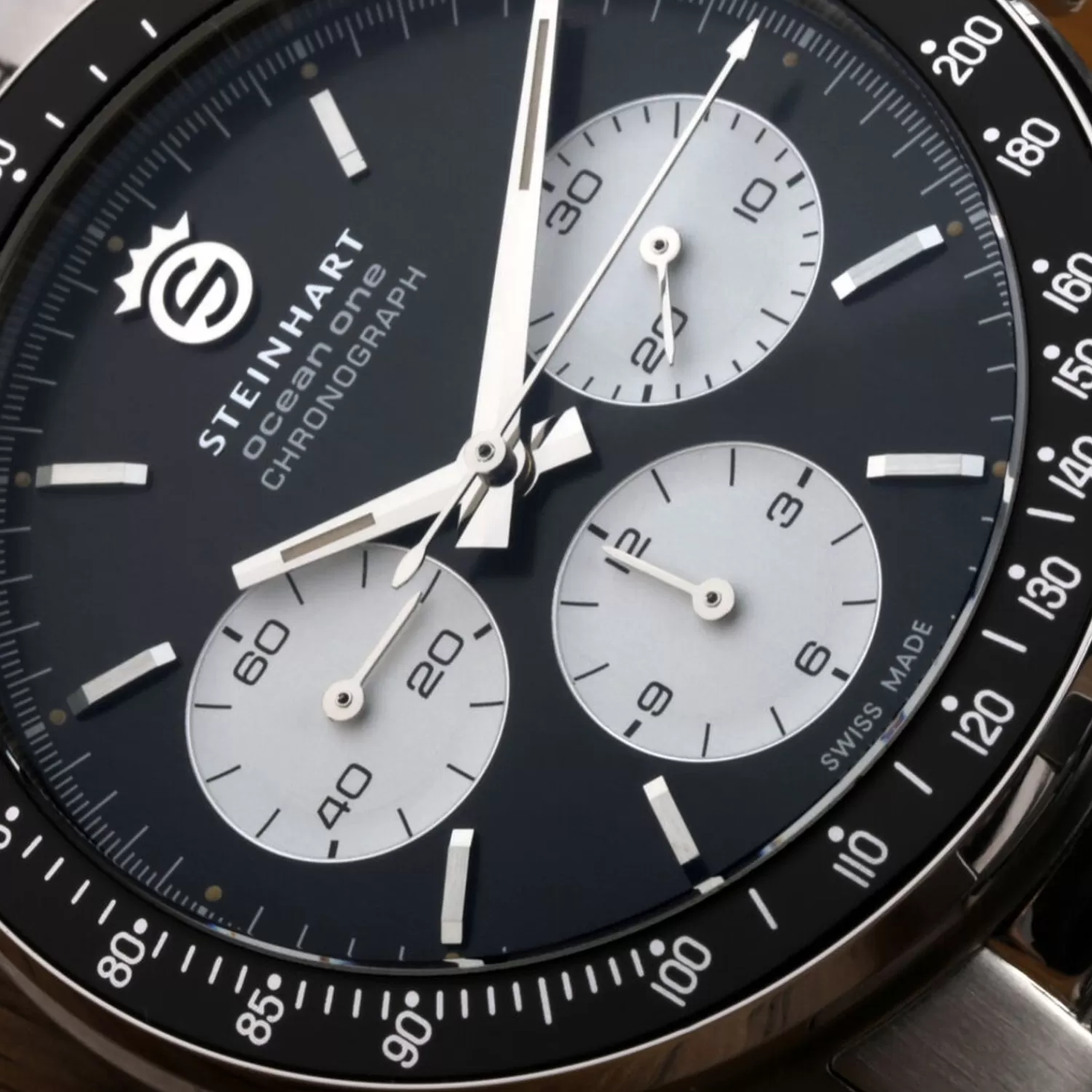 Ocean One Vintage Chronograph Ii Sort*Steinhart Watches Outlet