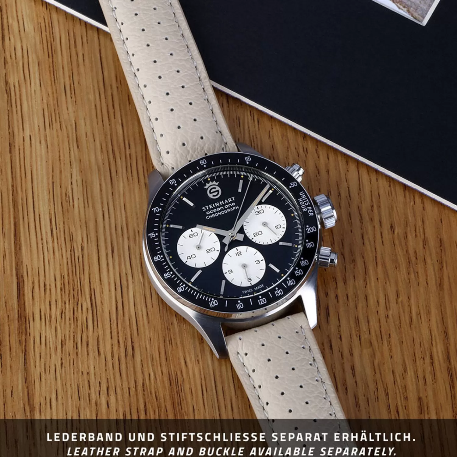 Ocean One Vintage Chronograph Ii Sort*Steinhart Watches Outlet