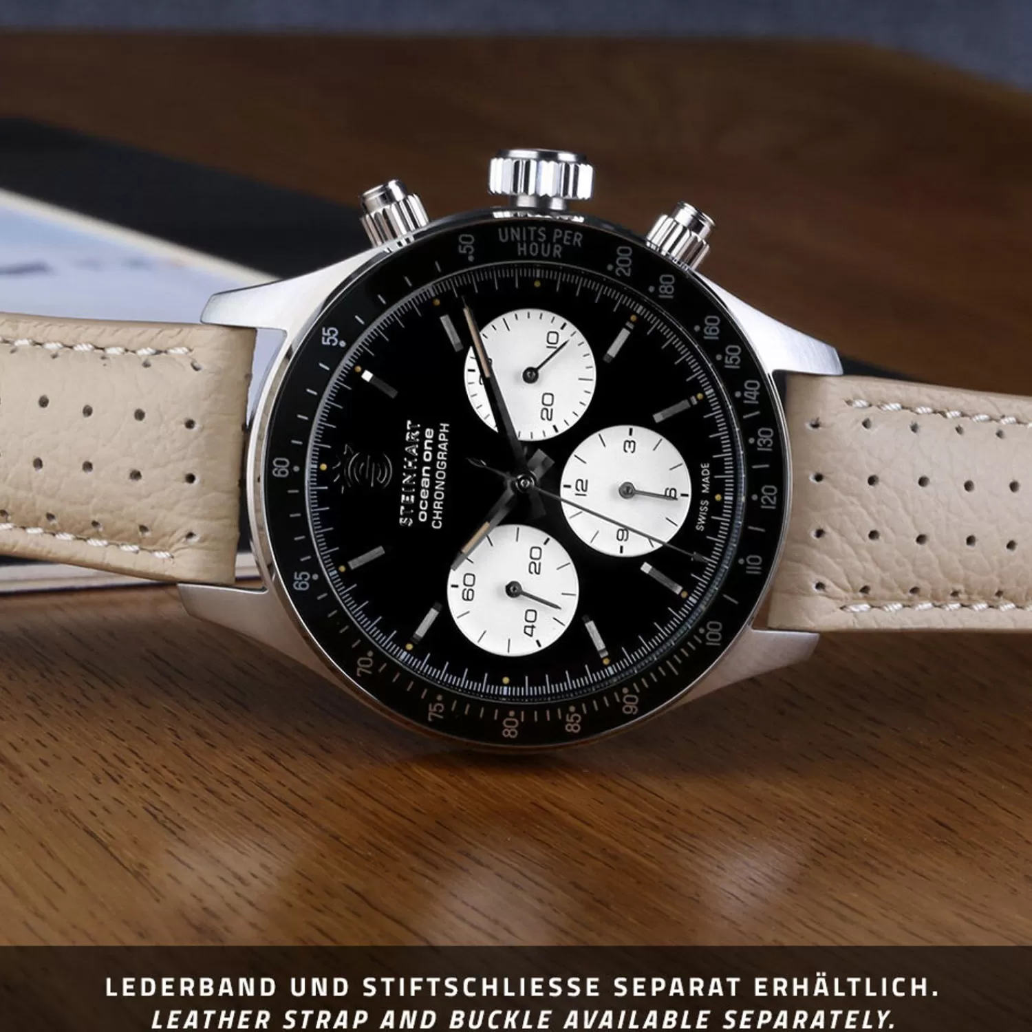 Ocean One Vintage Chronograph Ii Sort*Steinhart Watches Outlet