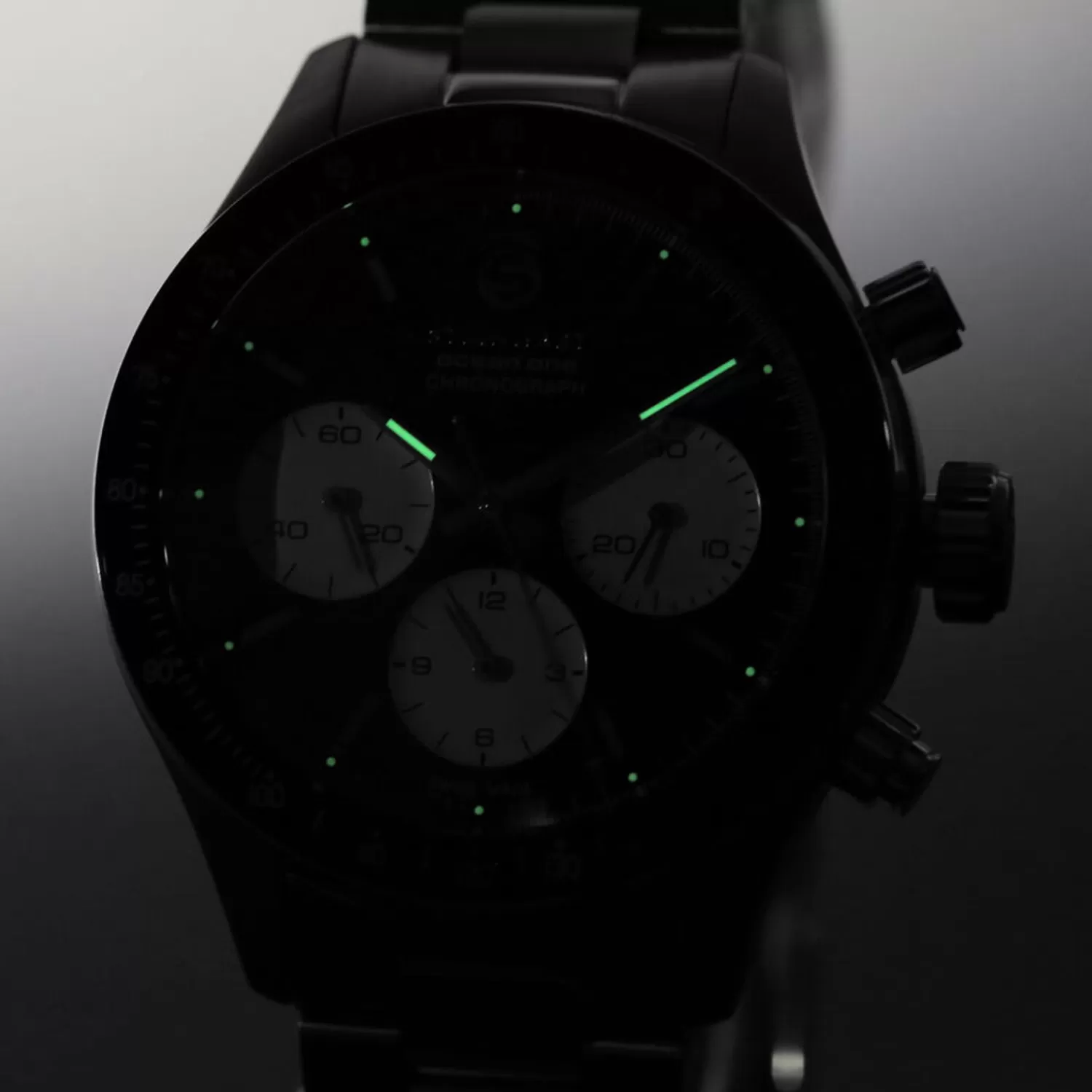 Ocean One Vintage Chronograph Ii Sort*Steinhart Watches Outlet