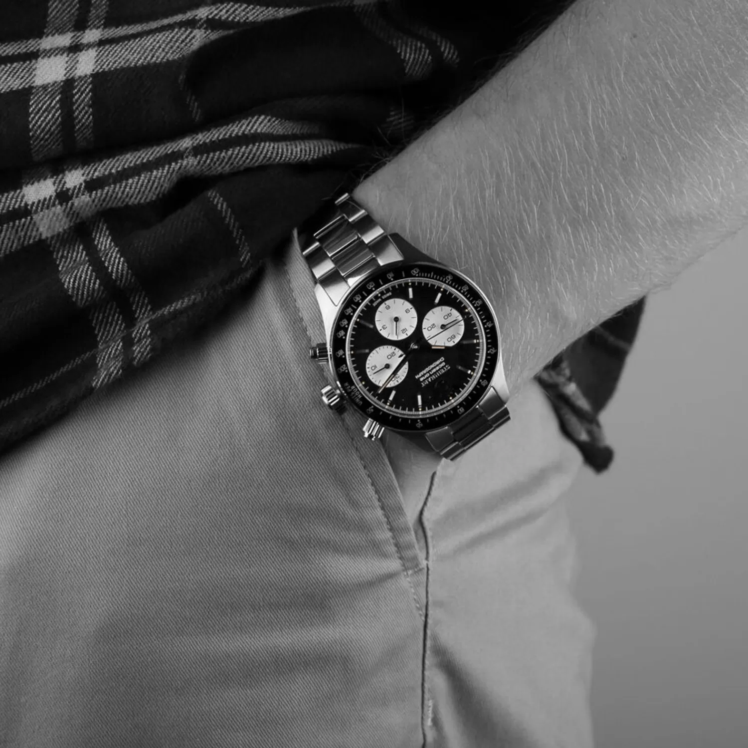 Ocean One Vintage Chronograph Ii Sort*Steinhart Watches Outlet