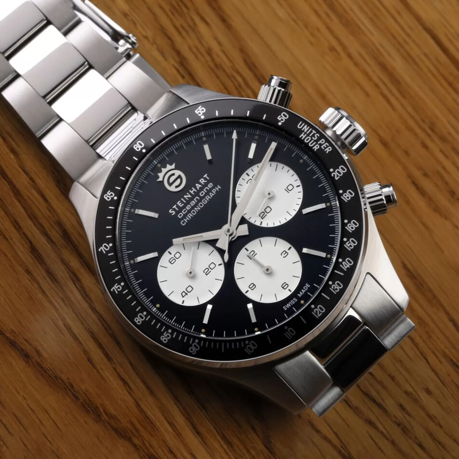 Ocean One Vintage Chronograph Ii Sort*Steinhart Watches Outlet