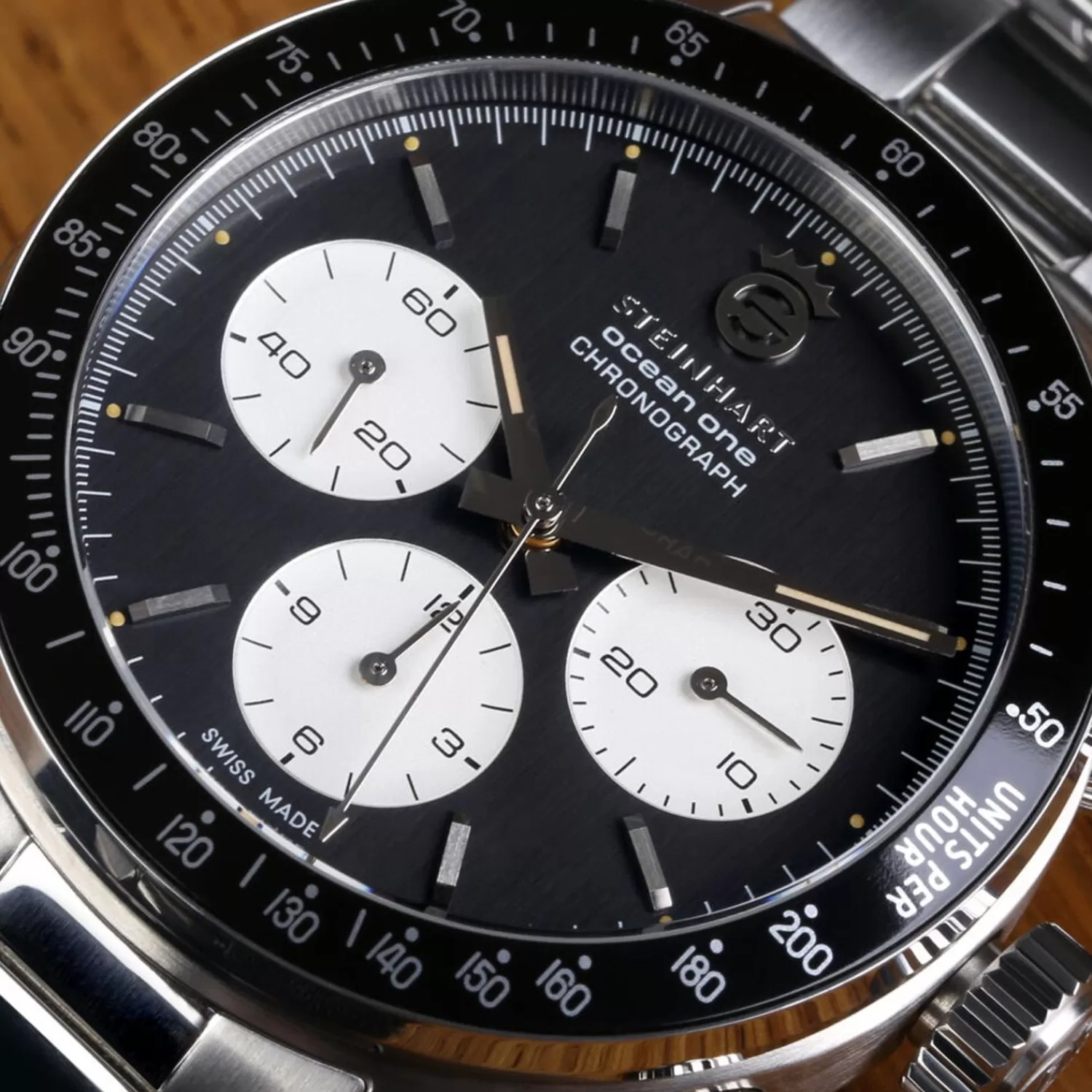 Ocean One Vintage Chronograph Ii Sort*Steinhart Watches Online