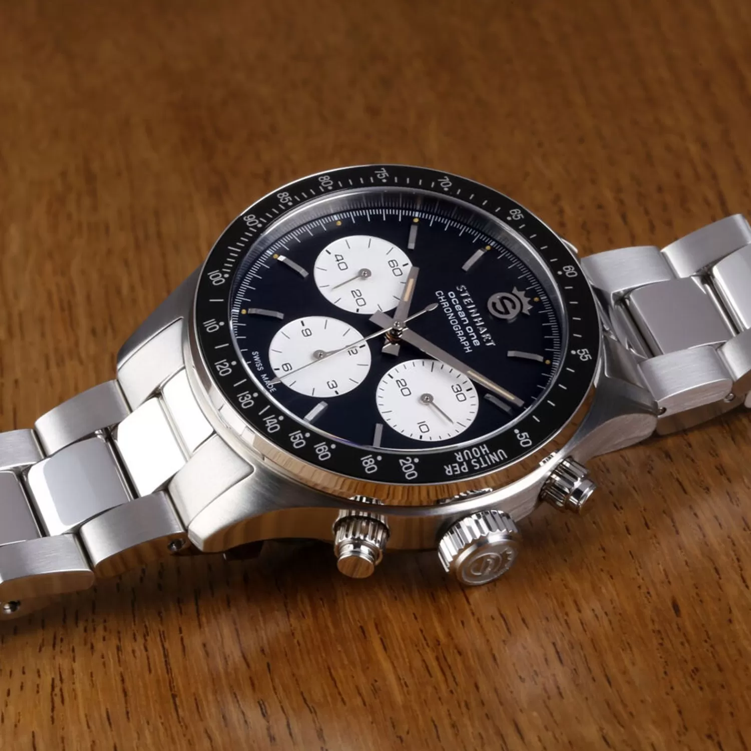Ocean One Vintage Chronograph Ii Sort*Steinhart Watches Outlet