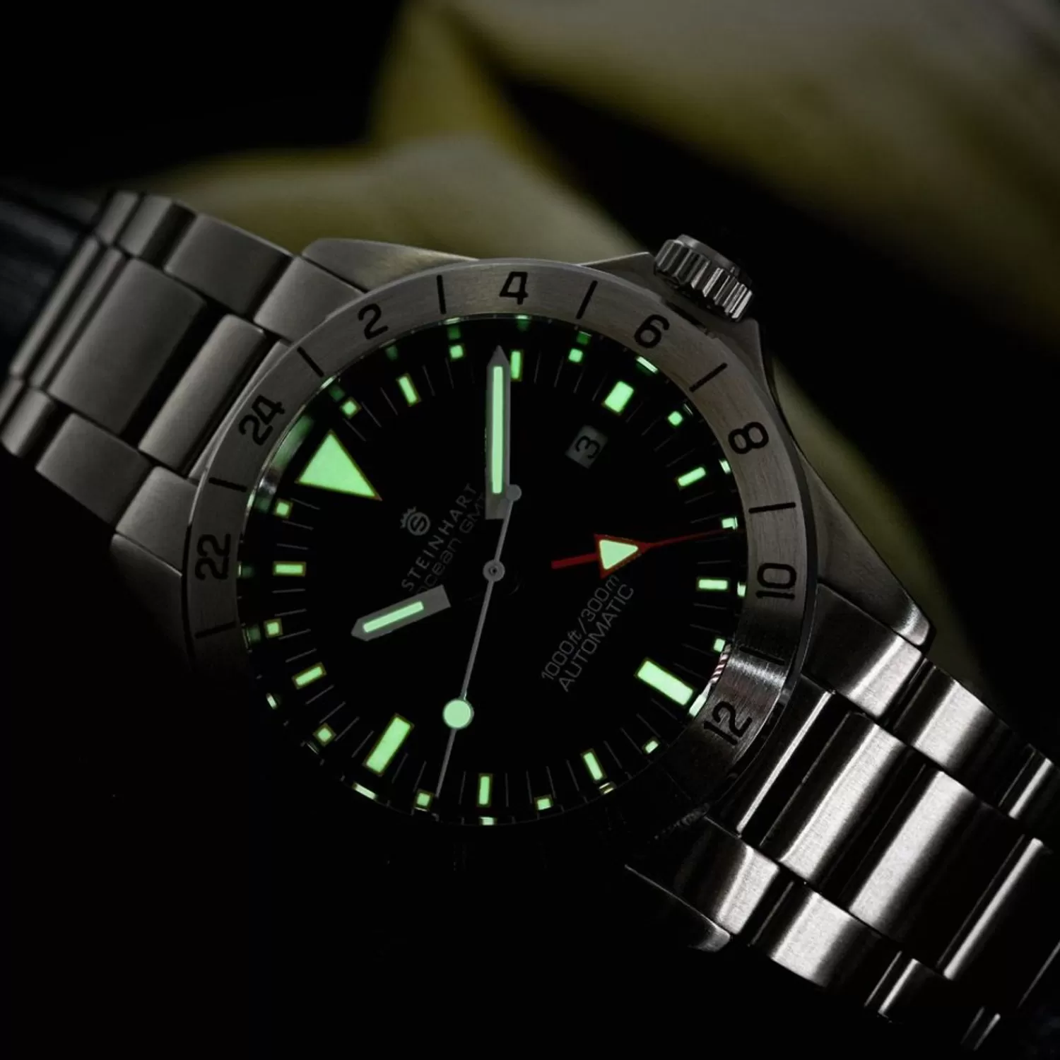 Ocean One Vintage Gmt Dykkerur*Steinhart Watches Hot