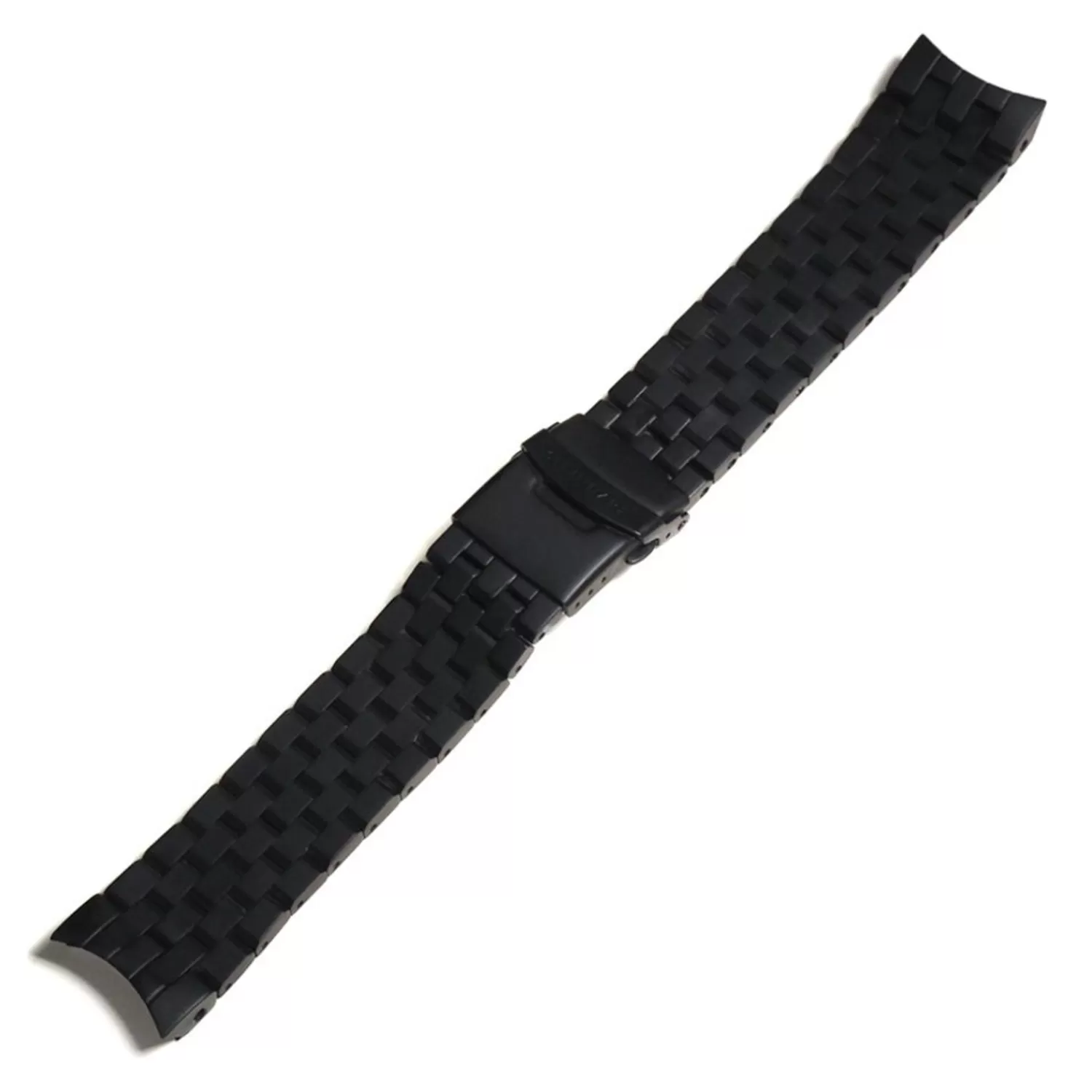 Rustfrit Stal Armbånd Til Triton 100 Atm Sort Dlc*Steinhart Watches Store