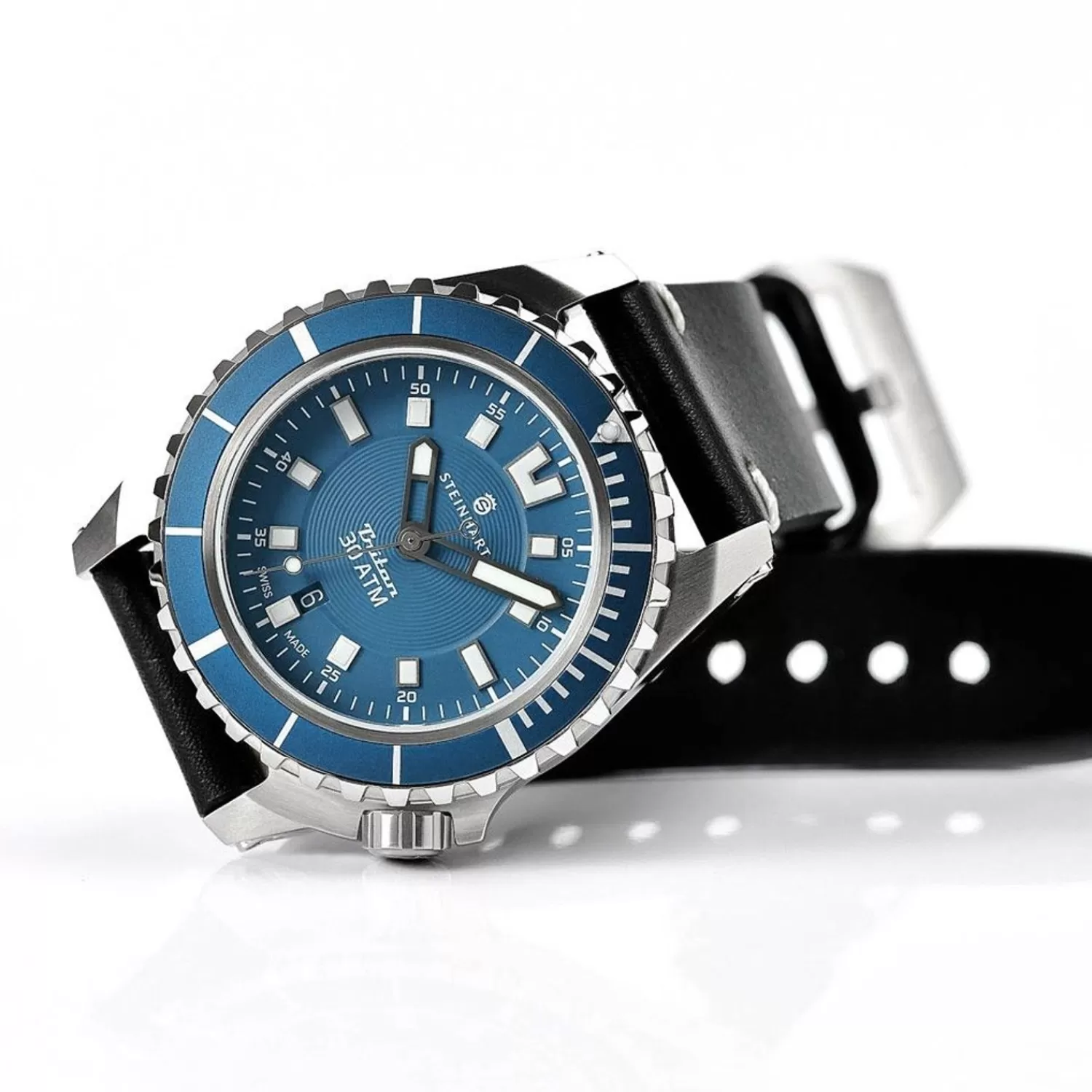 Triton 30 Atm Blue Diver Watch*Steinhart Watches Outlet